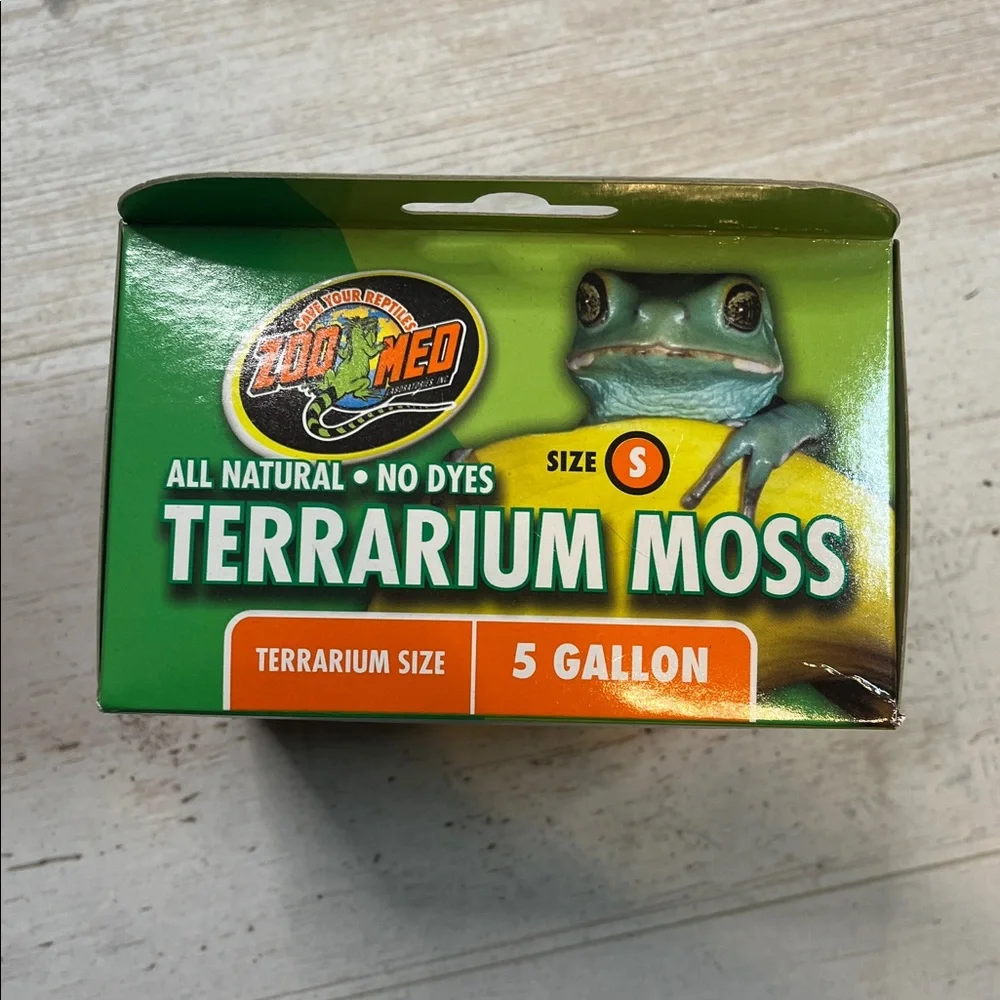 Zoo Med Terrarium Moss All Natural No Dyes Size Small 5 Gallon
